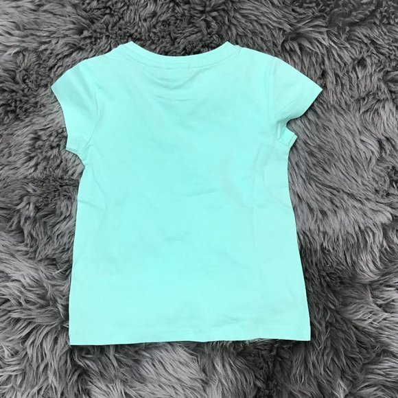 BOB | Girl's T-shirt | Teal | Rainbow | Size 3T - Picture 3 of 3